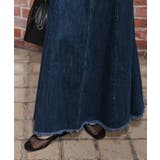 ハイウエストボリュームフレアデニムスカート | titivate | 詳細画像13 