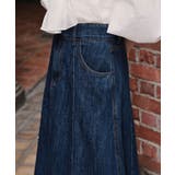 ハイウエストボリュームフレアデニムスカート | titivate | 詳細画像14 