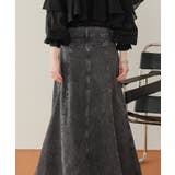 ハイウエストボリュームフレアデニムスカート | titivate | 詳細画像26 