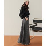 ハイウエストボリュームフレアデニムスカート | titivate | 詳細画像9 