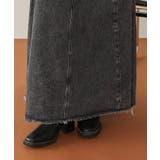 ハイウエストボリュームフレアデニムスカート | titivate | 詳細画像10 