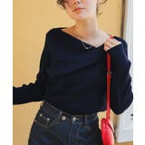 オフショルダーリブニットトップス | titivate | 詳細画像22 