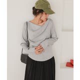 オフショルダーリブニットトップス | titivate | 詳細画像27 