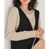 オフショルダーリブニットトップス | titivate | 詳細画像4 