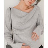 オフショルダーリブニットトップス | titivate | 詳細画像7 