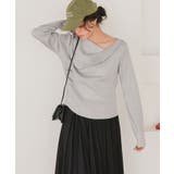 オフショルダーリブニットトップス | titivate | 詳細画像9 