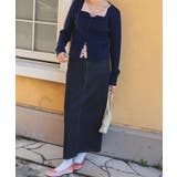 美ラインシルエットデニムスカート | titivate | 詳細画像8 