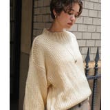 ハンドライクオーバーサイズローゲージニット | titivate | 詳細画像13 