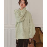 ハンドライクオーバーサイズローゲージニット | titivate | 詳細画像16 