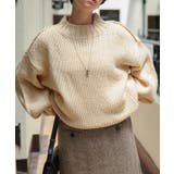 ハンドライクオーバーサイズローゲージニット | titivate | 詳細画像2 