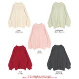 ハンドライクオーバーサイズローゲージニット | titivate | 詳細画像12 