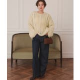 ハンドライクボートネックケーブルニット | titivate | 詳細画像29 