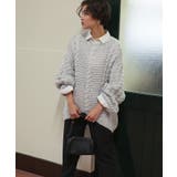 ハンドライクボートネックケーブルニット | titivate | 詳細画像8 