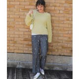 リボンヤーンクロップド丈ニット | titivate | 詳細画像21 