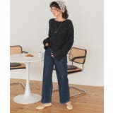 リボンヤーンクロップド丈ニット | titivate | 詳細画像32 