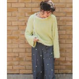 リボンヤーンクロップド丈ニット | titivate | 詳細画像4 