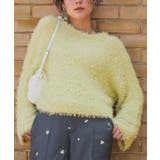 リボンヤーンクロップド丈ニット | titivate | 詳細画像5 