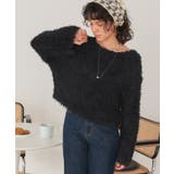 リボンヤーンクロップド丈ニット | titivate | 詳細画像15 