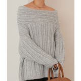 オフショルダールーズニット | titivate | 詳細画像10 