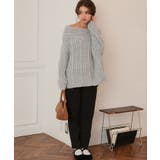 オフショルダールーズニット | titivate | 詳細画像12 