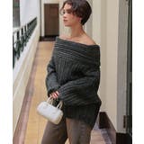 オフショルダールーズニット | titivate | 詳細画像15 