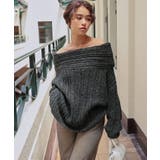 オフショルダールーズニット | titivate | 詳細画像17 