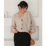 レイヤードデザインニットカーディガン | titivate | 詳細画像25 