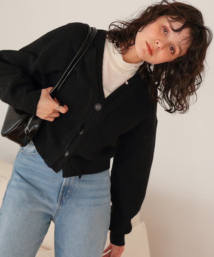 レイヤードデザインニットカーディガン | titivate | 詳細画像34 