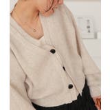 レイヤードデザインニットカーディガン | titivate | 詳細画像8 