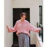 ケーブル編みゆるニット | titivate | 詳細画像17 