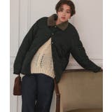 配色襟付きキルティングジャケット | titivate | 詳細画像34 