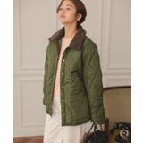 配色襟付きキルティングジャケット | titivate | 詳細画像4 