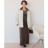 配色襟付きキルティングジャケット | titivate | 詳細画像9 