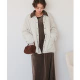 配色襟付きキルティングジャケット | titivate | 詳細画像11 