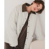 配色襟付きキルティングジャケット | titivate | 詳細画像12 