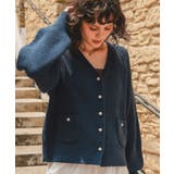 ポケット付きパールボタンニットカーディガン | titivate | 詳細画像20 