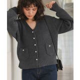 ポケット付きパールボタンニットカーディガン | titivate | 詳細画像28 