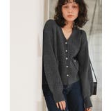 ポケット付きパールボタンニットカーディガン | titivate | 詳細画像10 