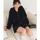 ポケット付きパールボタンニットカーディガン | titivate | 詳細画像15 