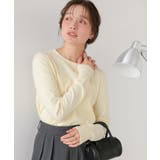 なめらか手触りカシミヤタッチクルーネックニット | titivate | 詳細画像7