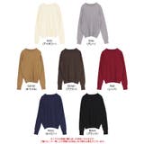 なめらか手触りカシミヤタッチクルーネックニット | titivate | 詳細画像20