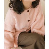 ウール混ブークレボリュームスリーブニットカーディガン | titivate | 詳細画像12 