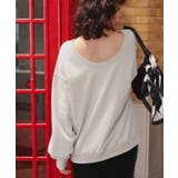 バックオープンゆるっとスウェットプルオーバー | titivate | 詳細画像2 