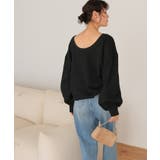 バックオープンゆるっとスウェットプルオーバー | titivate | 詳細画像17 