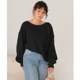 バックオープンゆるっとスウェットプルオーバー | titivate | 詳細画像18 