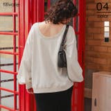 バックオープンゆるっとスウェットプルオーバー | titivate | 詳細画像1 