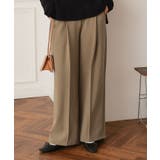 裏起毛センタープレスワイドパンツ | titivate | 詳細画像5 