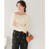 ウォッシャブルボートネックニット | titivate | 詳細画像7 