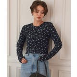 前後2wayフラワージャガードカットソートップス | titivate | 詳細画像31 