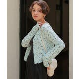 前後2wayフラワージャガードカットソートップス | titivate | 詳細画像9 